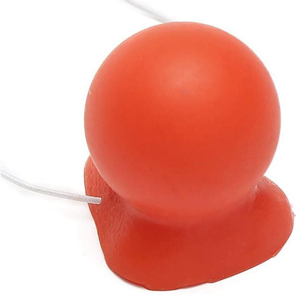 3Pcs Red Clown Nose Honking Squeaking Clown Nose with Elastic Rope for Adults Cosplay Costume Accessories