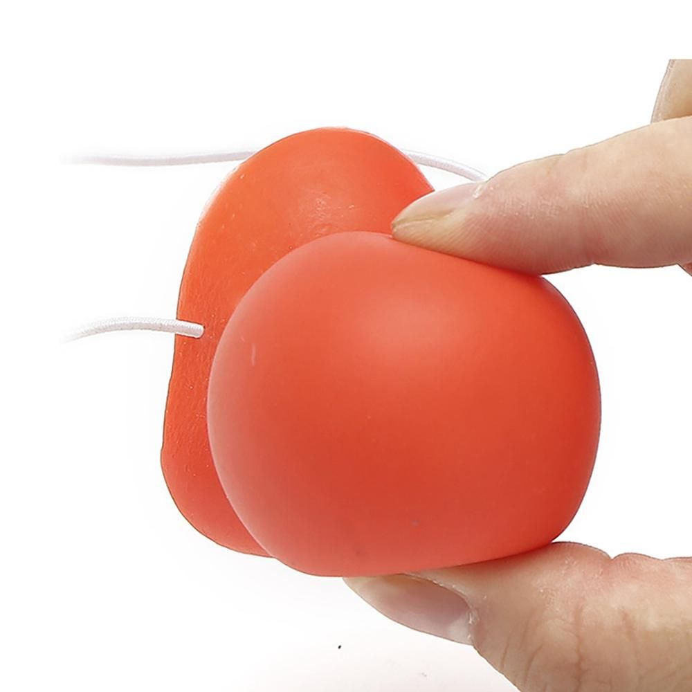 3Pcs Red Clown Nose Honking Squeaking Clown Nose with Elastic Rope for Adults Cosplay Costume Accessories