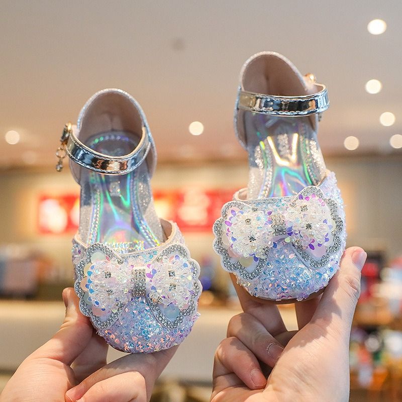 Girl Sparkle Birthday Party Shoe - Silver