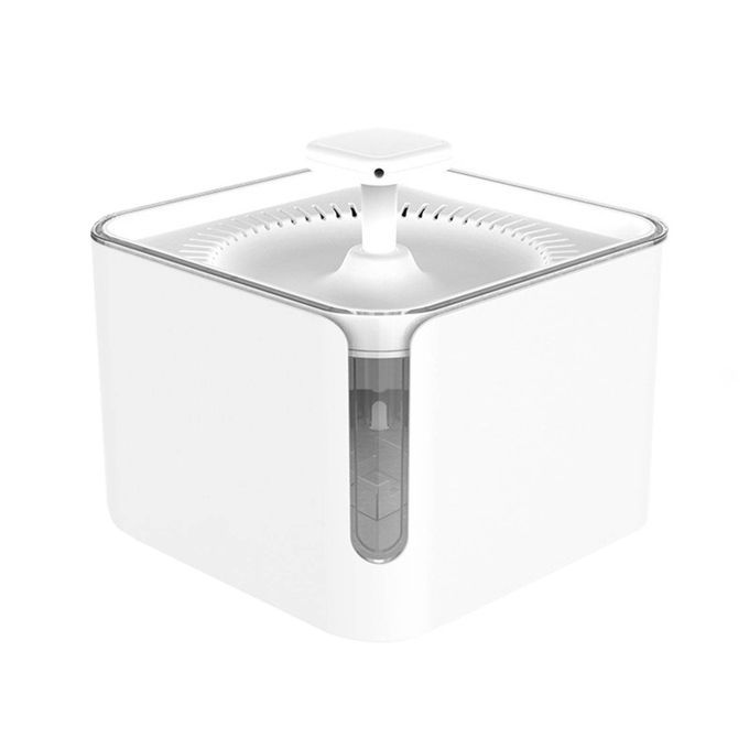 3L Pet Drinking Water Fountain For Dog Cat Electric Water Filter White