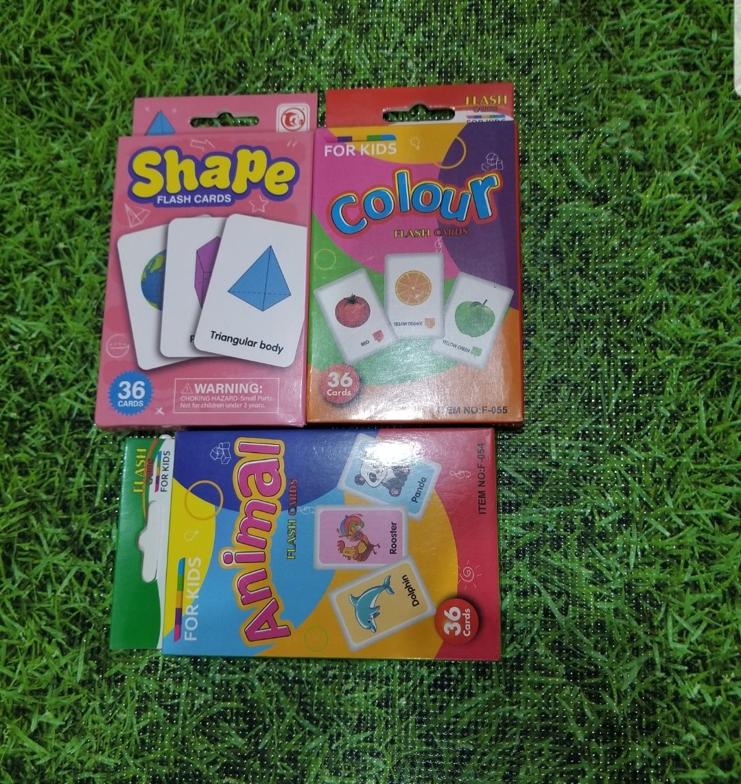 Animal Shape And Colour Flashcards