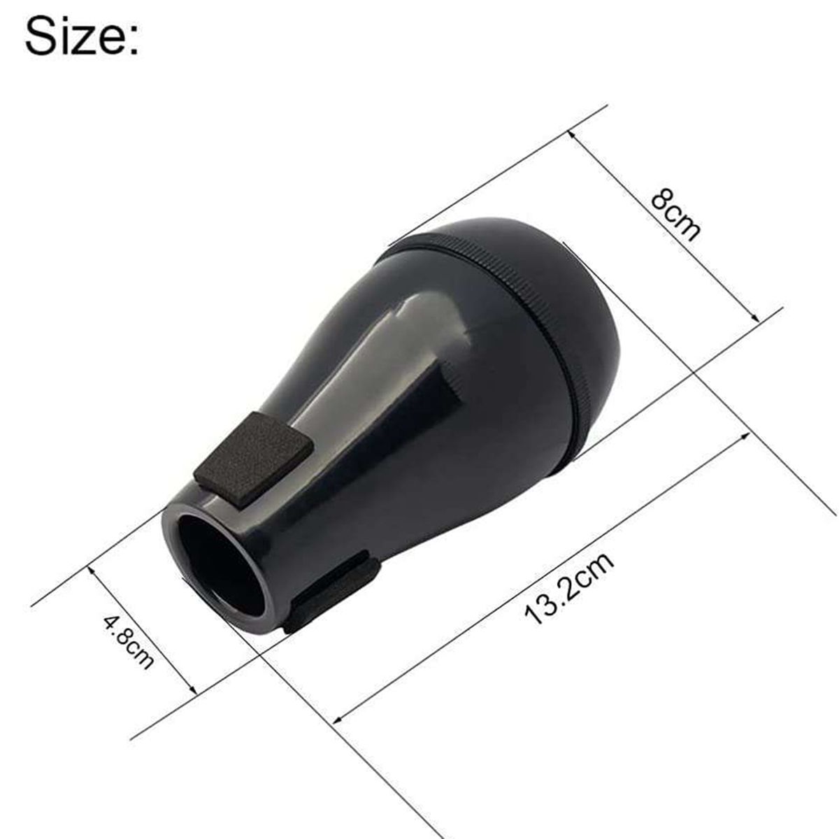 Tenor Trombone Semi Enclosed ABS Mute Device Trainer Mutes