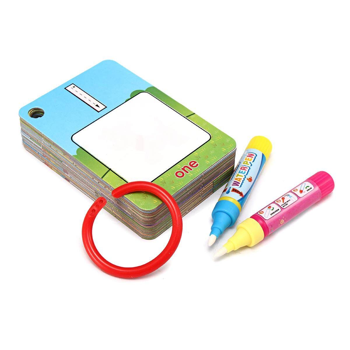 Kids Magic Water Drawing Flash Card Kids Early Education Learning Cards Number