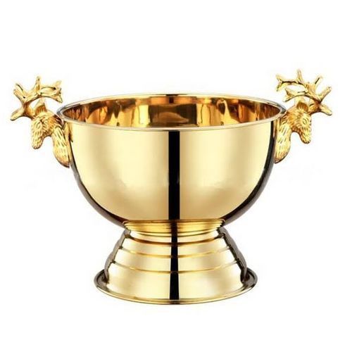 Luxury Gold Stainless Ice Bucket - 13 Litres