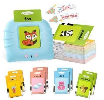 Bravokids Toddler Toys Talking Flash Cards For 0 - 6 Year Old Boys And Girls