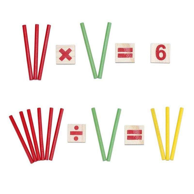 26Pcs Teaching Number Digital Stick Toy Wooden Toddler Kid Stylish Baby