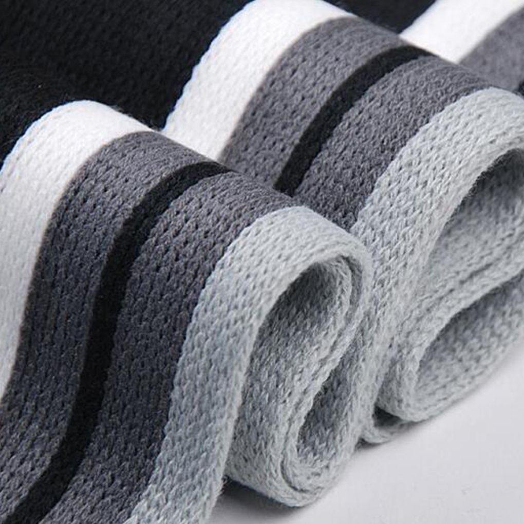 Men's Fringe Striped Long Scarf Tassel Striped Long Scarf