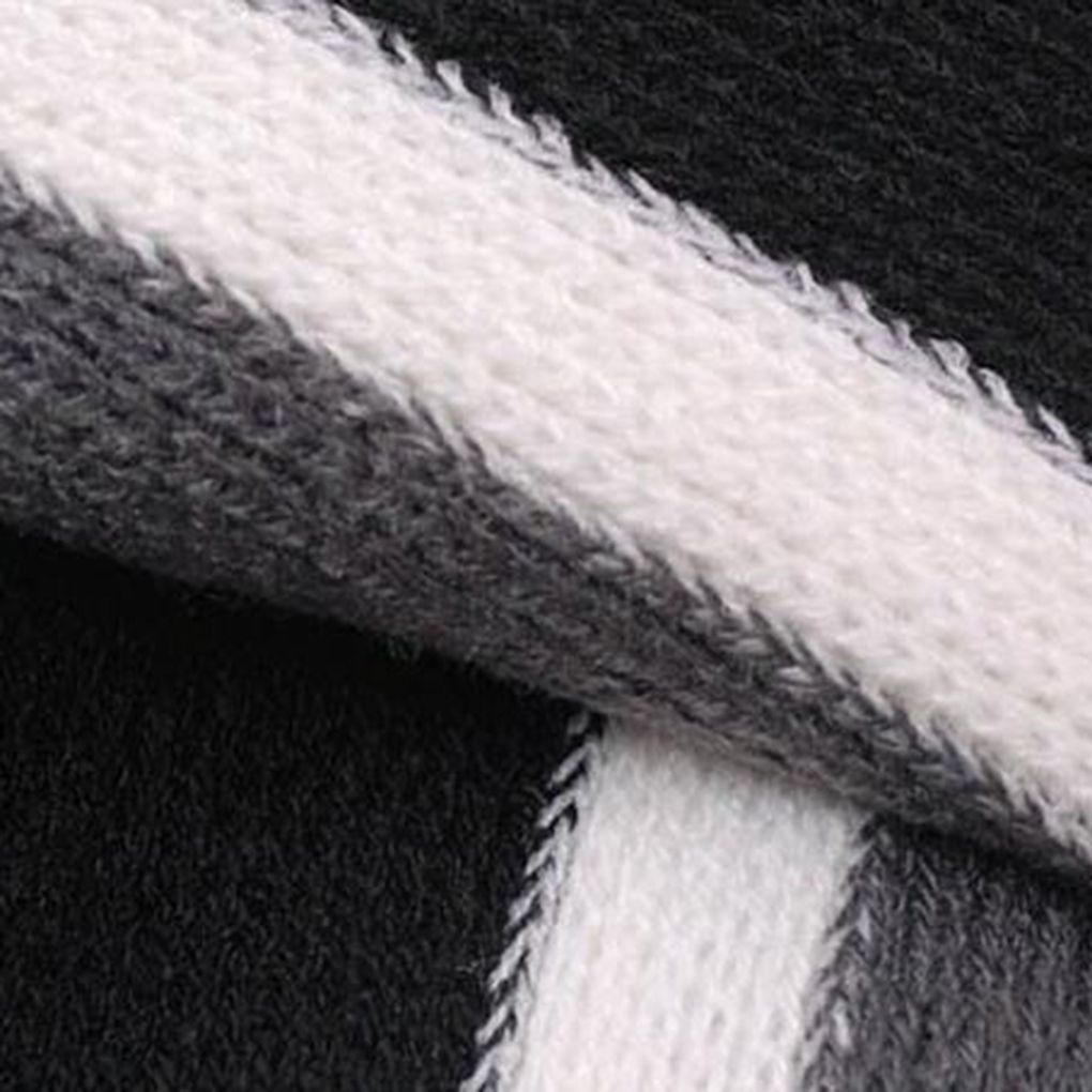 Men's Fringe Striped Long Scarf Tassel Striped Long Scarf