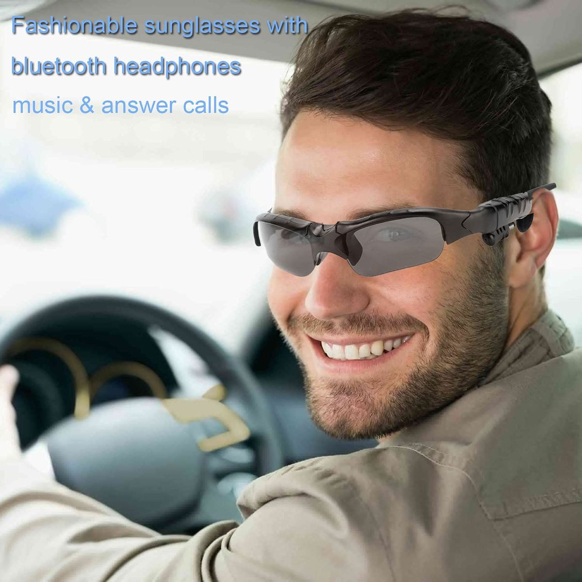 Riding Bluetooth Earphone Sunglasses Wireless Stereo Headset