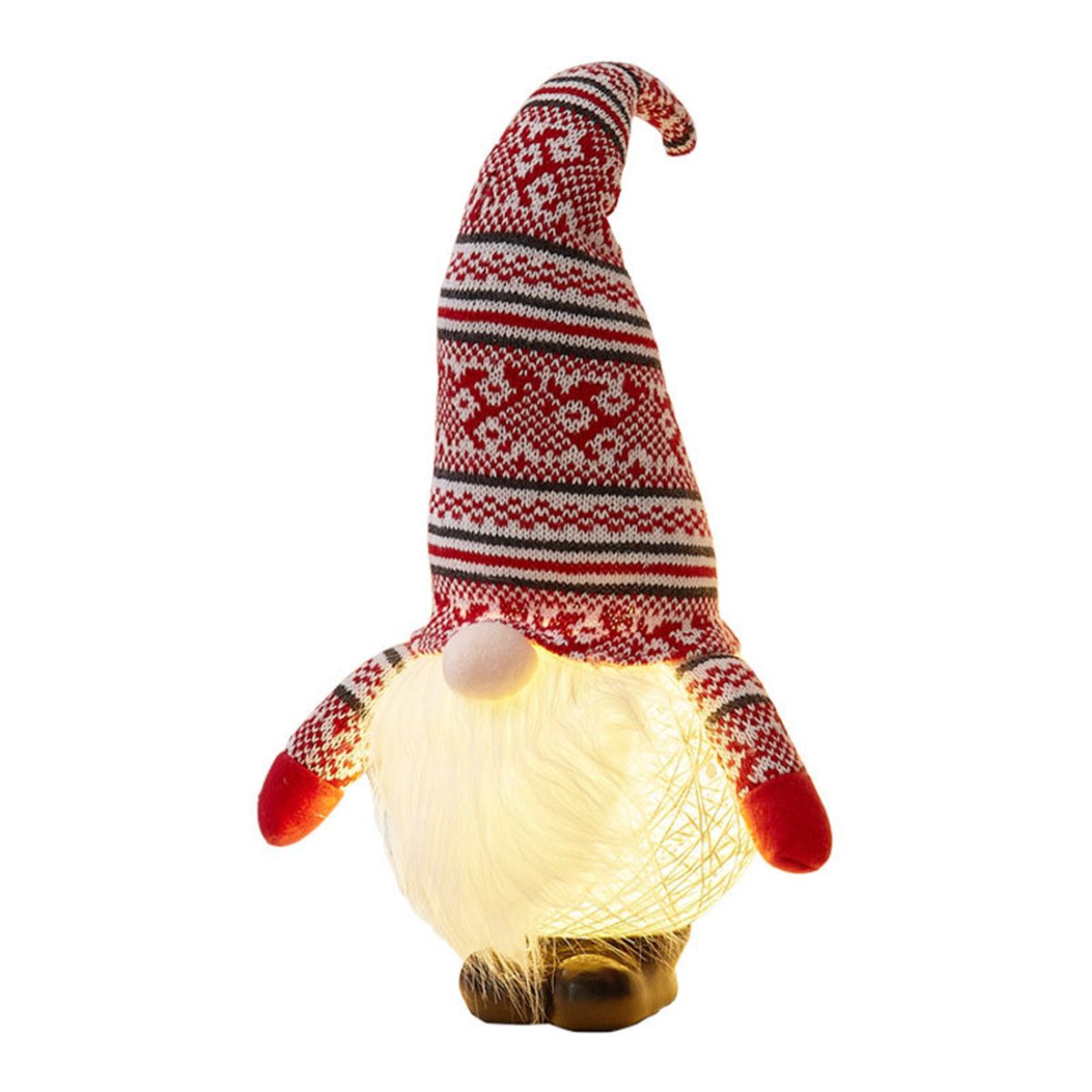 Christmas Gnomes LED Light Elf Figurines Plush Table