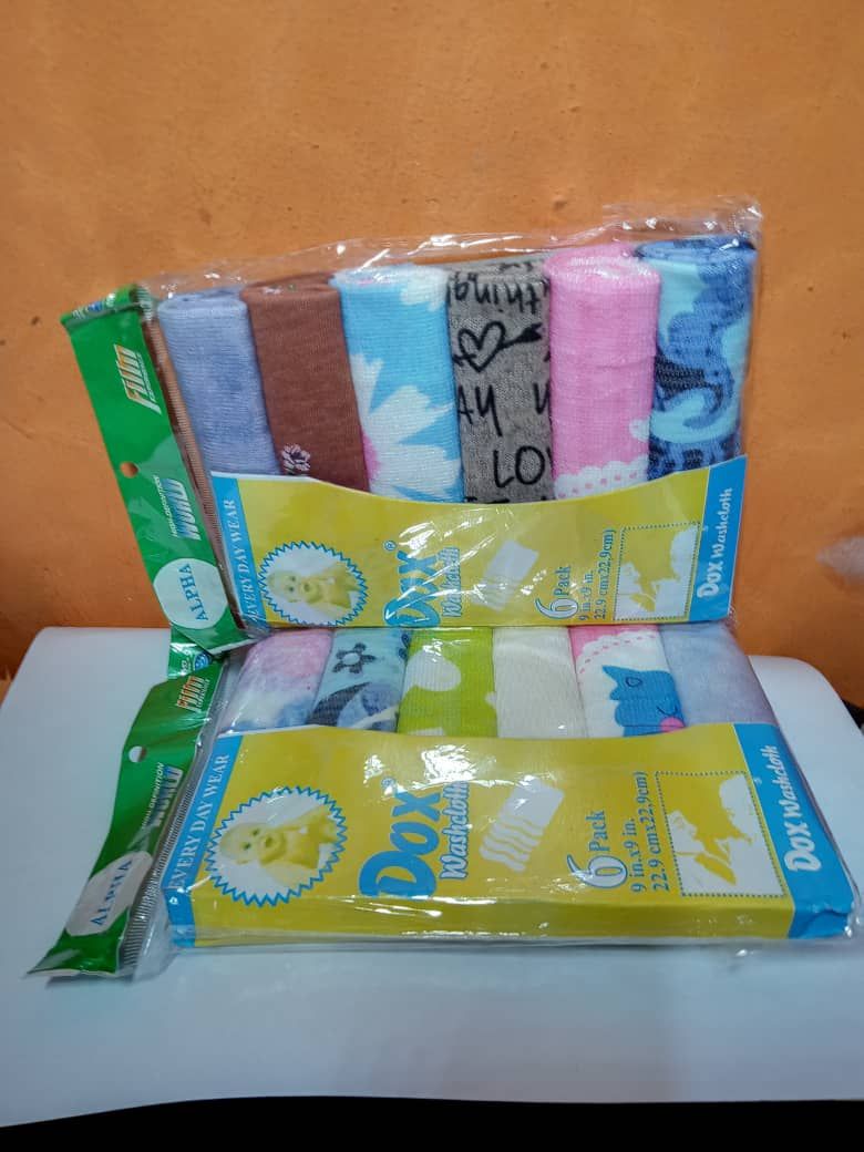 6X 2(12pcs) Beautiful Baby Multi Colour Face/Cleaning Towels