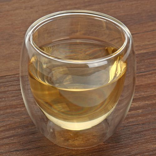 Clear Glass Double Layer Coffee Cup-80ml