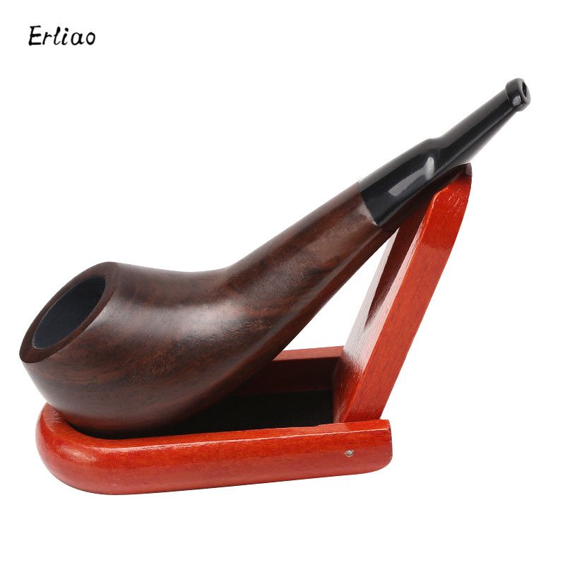 Good Quality Ebony Wood Pipes Portable Creative Smoking