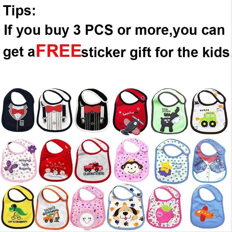 4PCS Toddler Baby Waterproof Saliva Towel