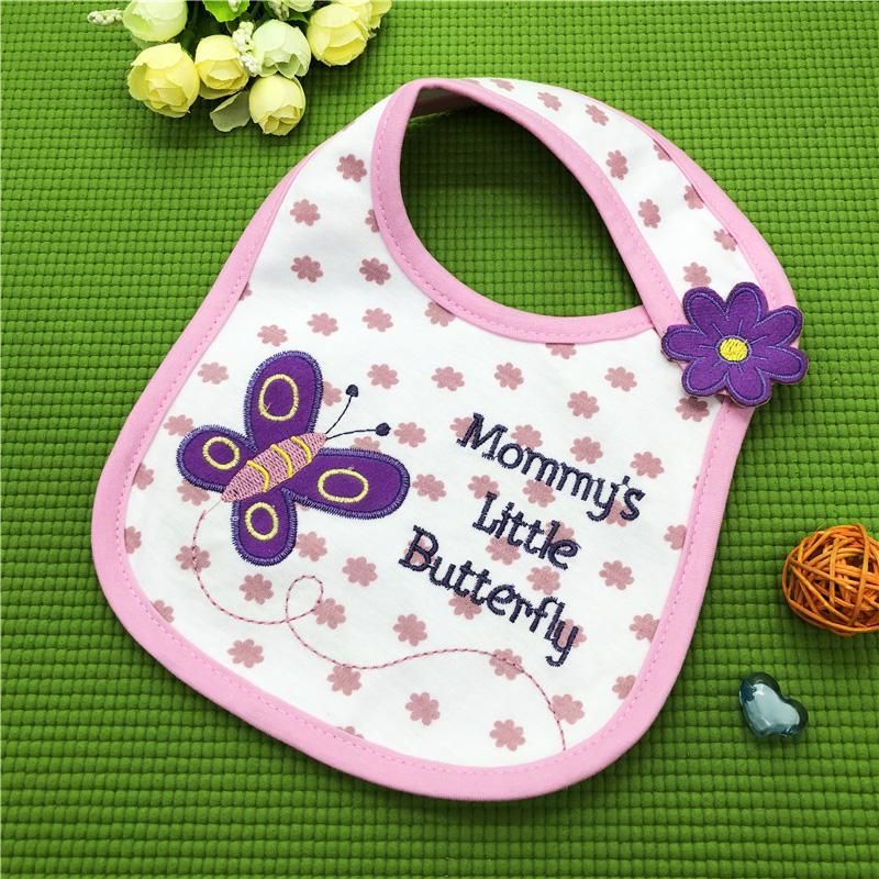 4PCS Toddler Baby Waterproof Saliva Towel