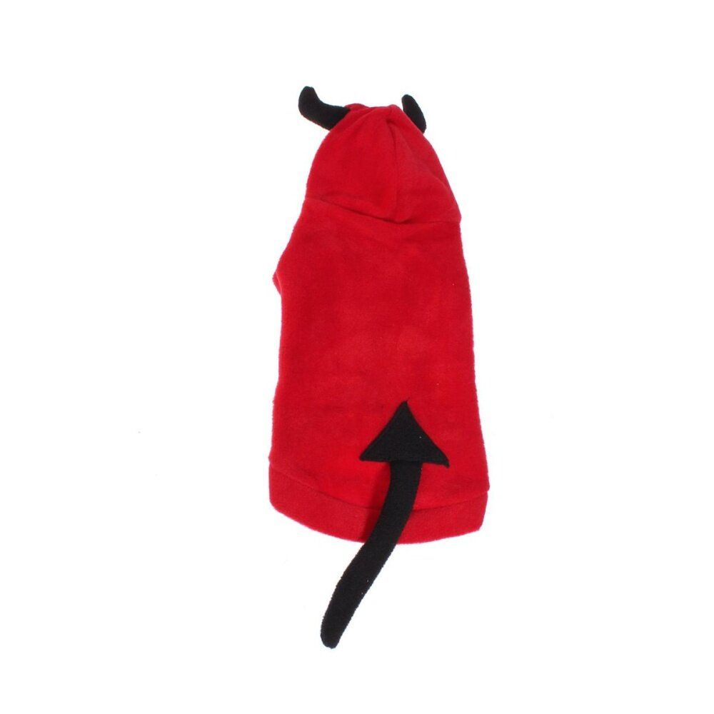 Dog Cat Pet Cute Devil Coat Puppy Hoodie Fancy Jumpsuit Costumes Apparel Clothes