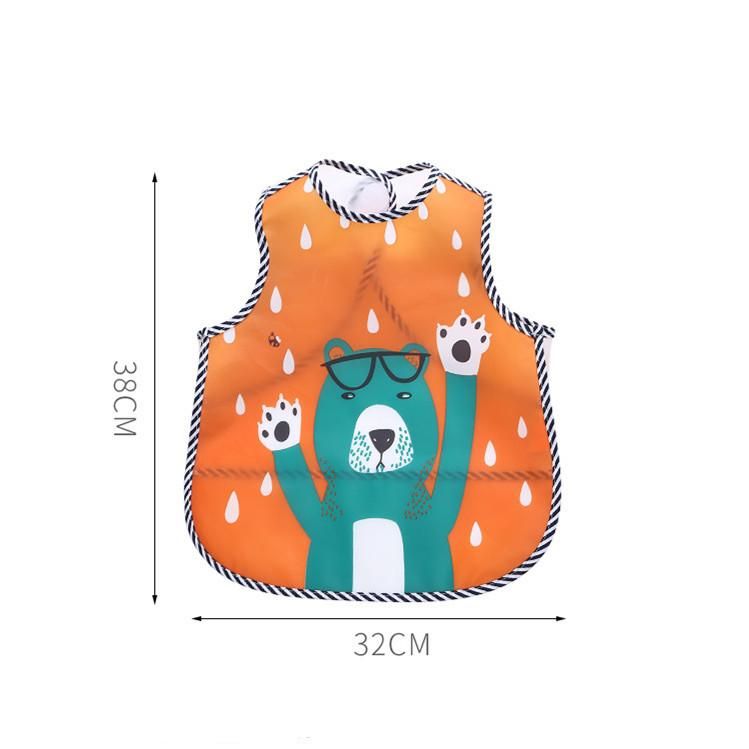 4PCS New Waterproof EVA Baby Bibs