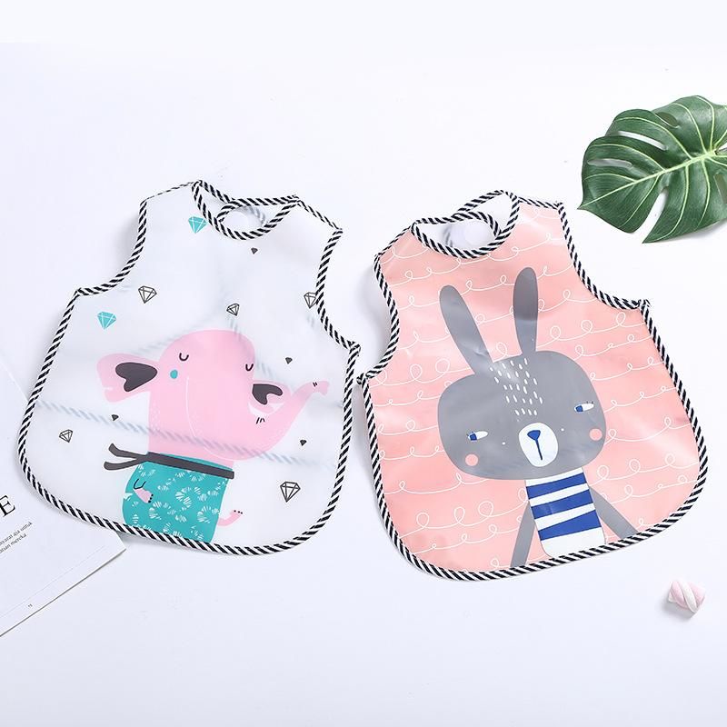 4PCS New Waterproof EVA Baby Bibs