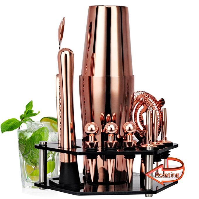 14pcs Bar Cocktail Set Shaker Drink Making Kit Stainless