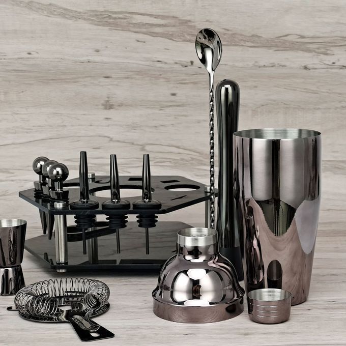 14pcs Bar Cocktail Set Shaker Drink Making Kit Stainless