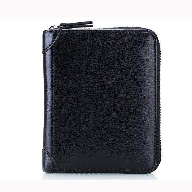 Antimagnetic Leather 40 Card Slots Card Holder Passport Storage Bag Black One Size Fits All