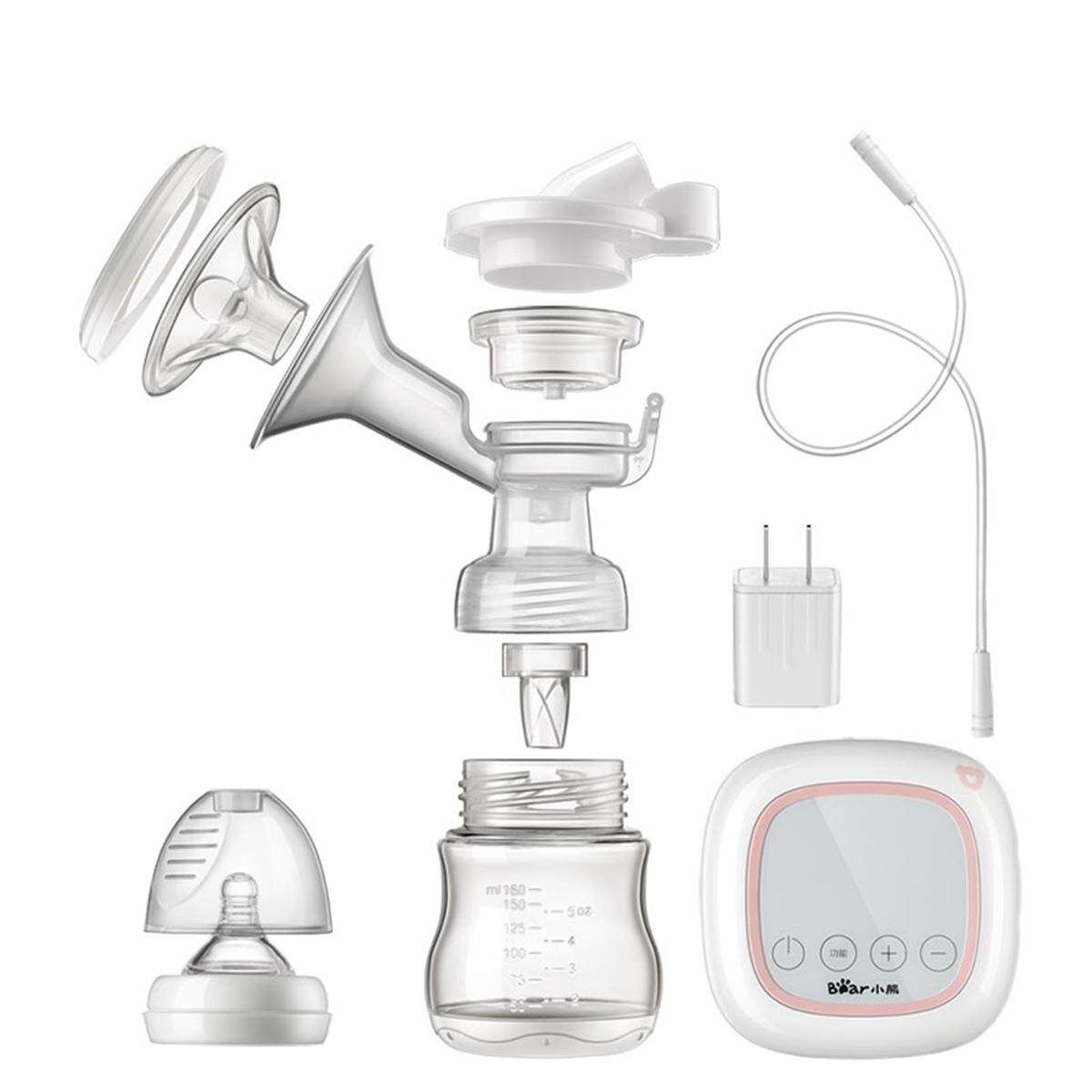 BPA Free Electric Pump Single Breastpump Baby Bottle Moms Milk Extractor
