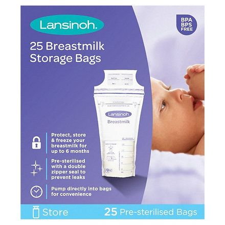 Breastmilk Storage Bags, 25 Per Pack