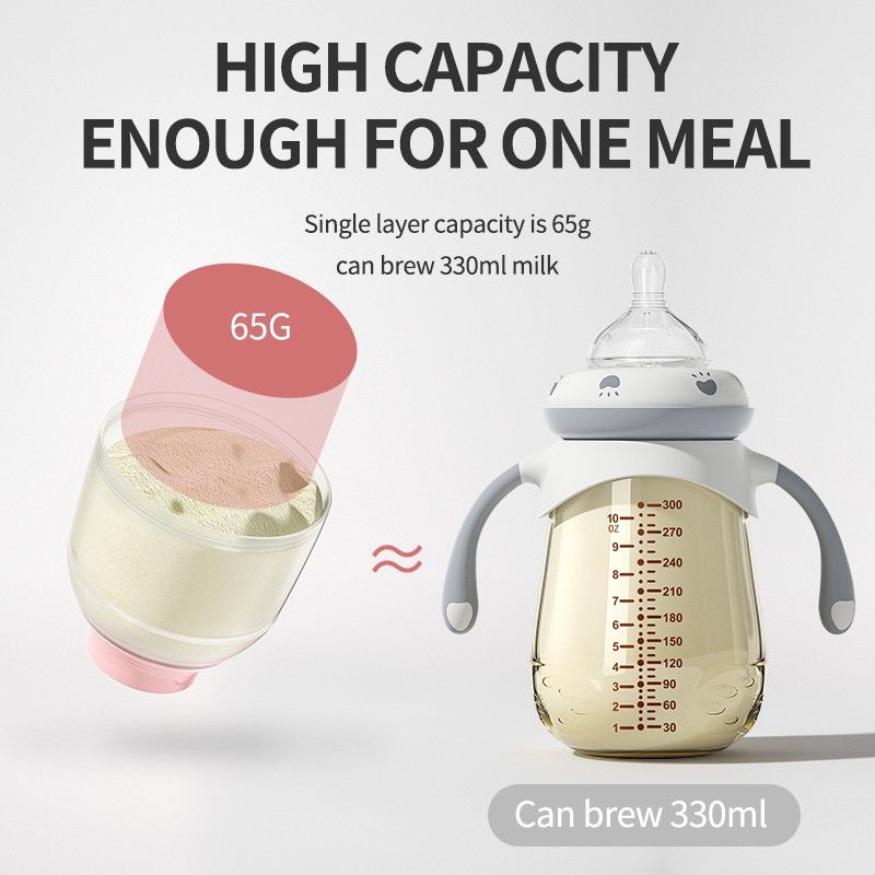 3 Layer Portable Milk Powder Formula Dispenser Storage Box