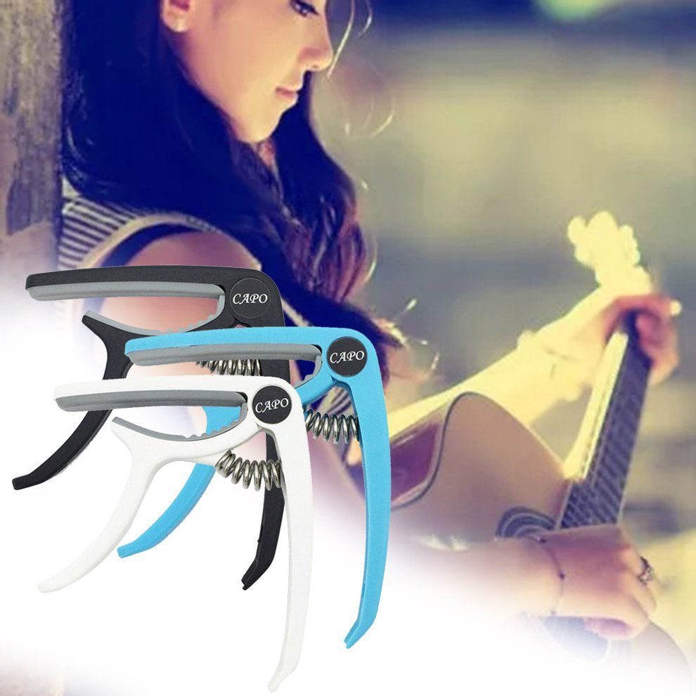 MT Guitar Capo For 6 String Acoustic Classic Electric Guitarra Tuning C -Black