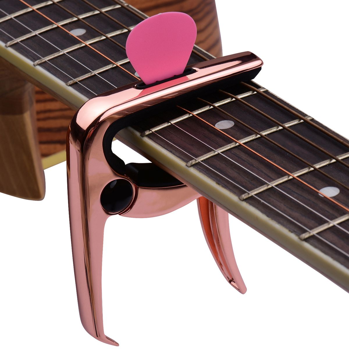 TC-02 Multifunctional Guitar Capo Zinc Alloy With Bridge
