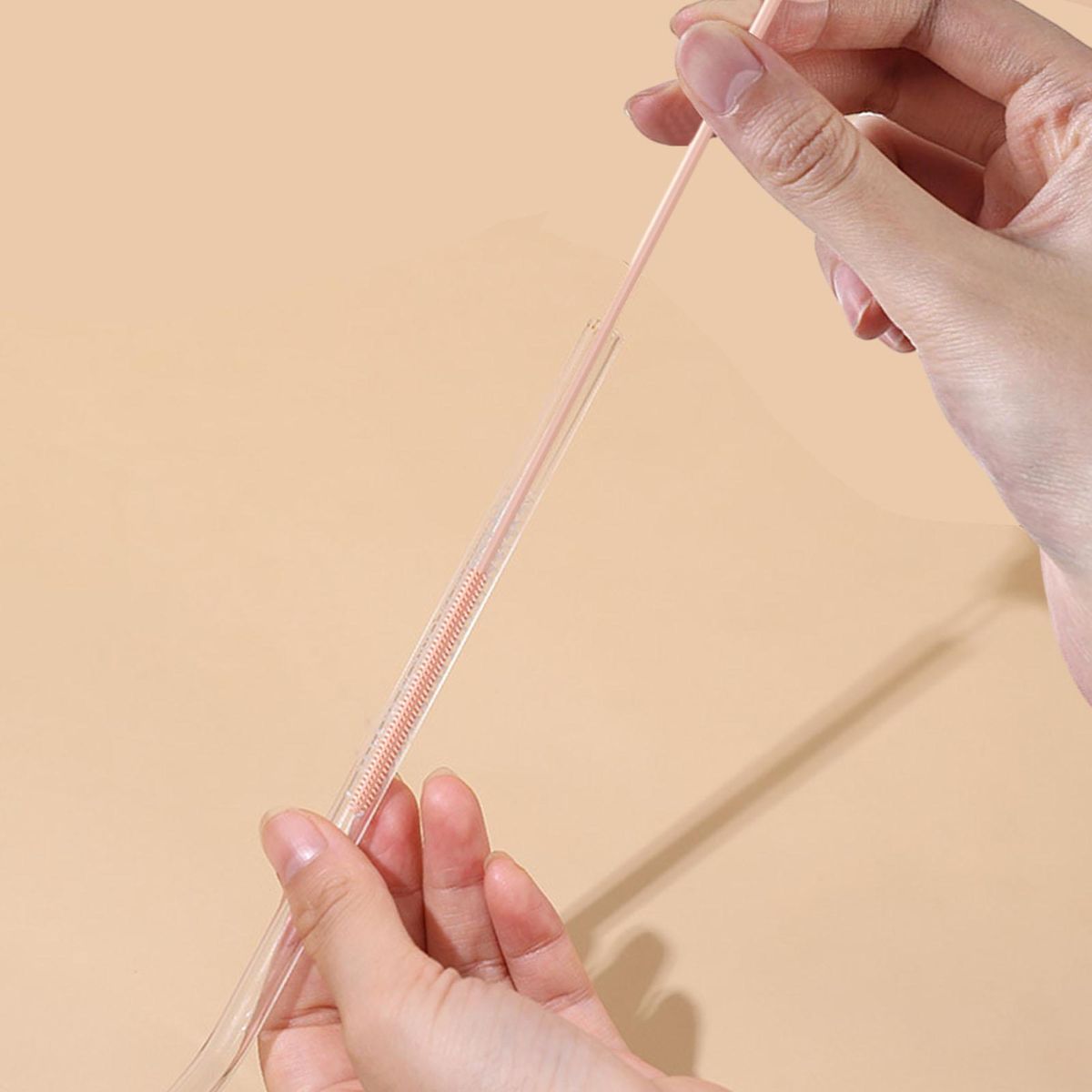 Silicone Straw Brush Sips 3-pack Reusable Straw amp Lid Brushes Extra Pink