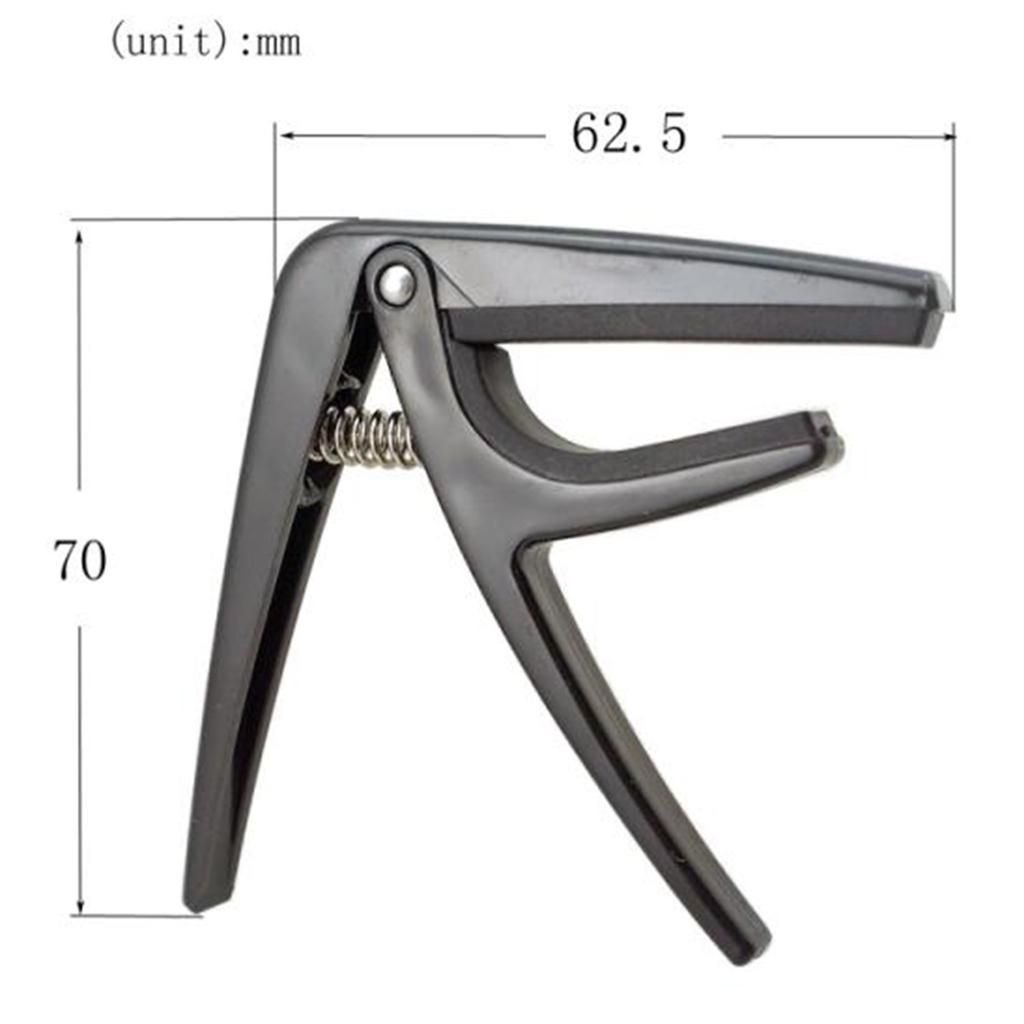 Silver Guitar Capo Clamp Key   For Acoustic Guitar Bass Ukulele Uke