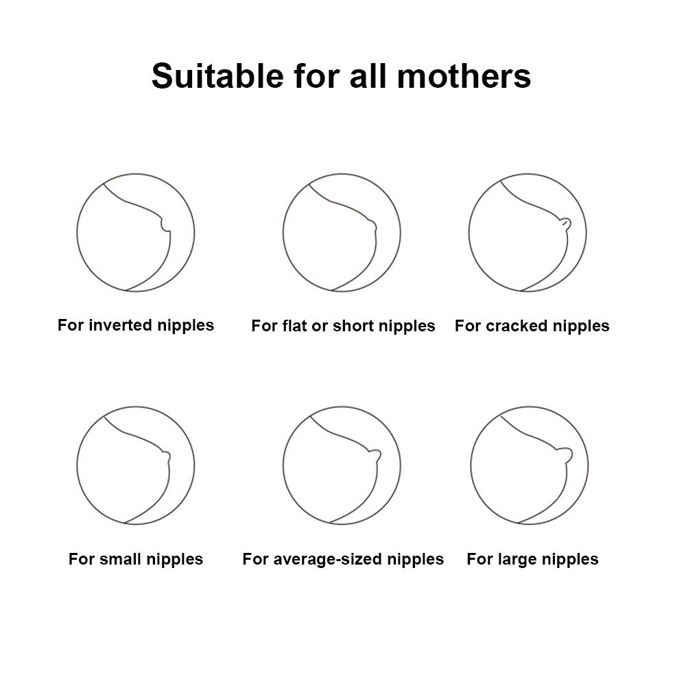 2pcs Nipple Shields For Nursing Newborn Nipple Cover For