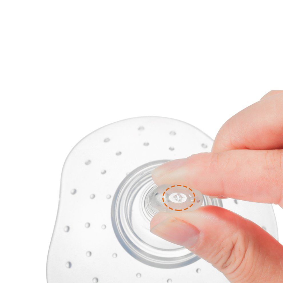 MT Silicone Contact Nipple Shield With Carrying Case For Breastfeeding Mother-Transparent