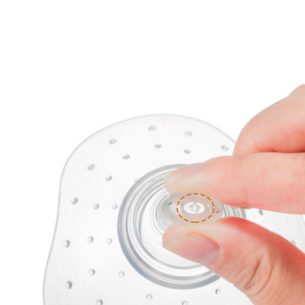 MT Silicone Contact Nipple Shield With Carrying Case For Breastfeeding Mother-Transparent