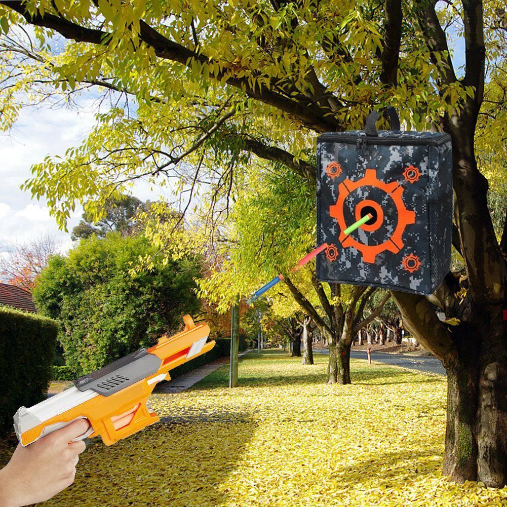 Target Pouch Storage Carry Equipment Bag for Nerf Guns,