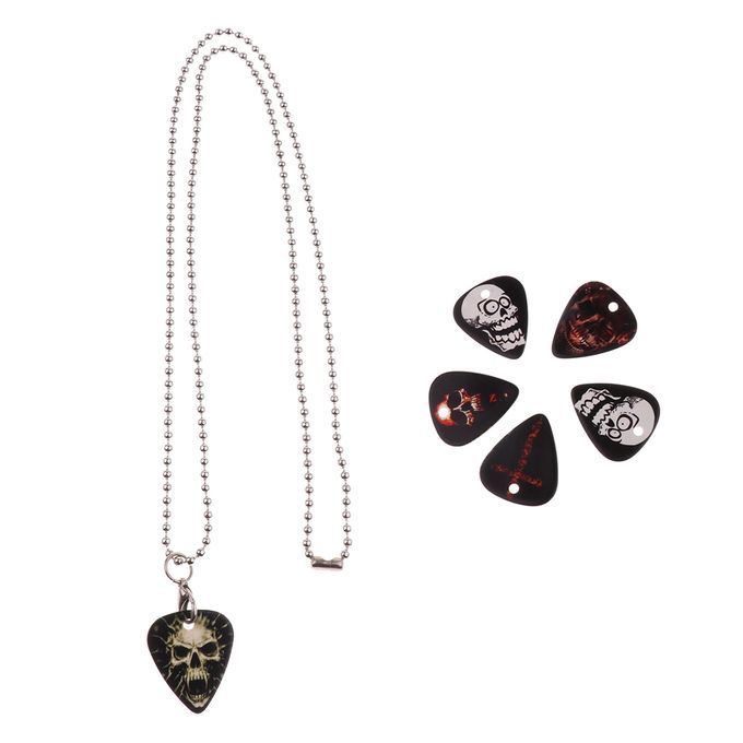 Celluloid Guitar Pick Pendant Necklace For Guitar Parts Accessories