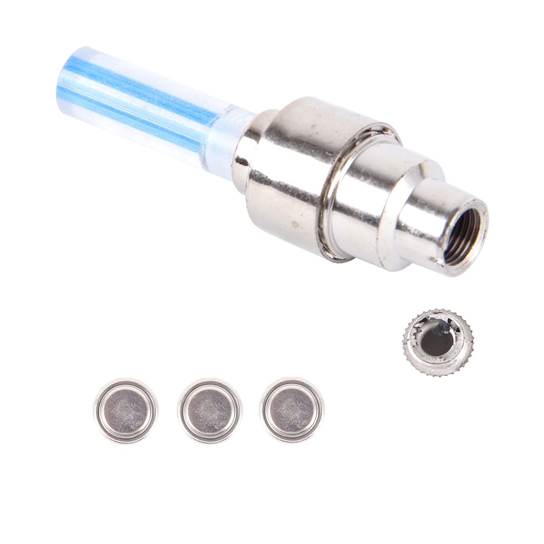 2 PCS Wheel Tyre Lamp With Battery For Car / Motorbike / Bike(Blue Light)