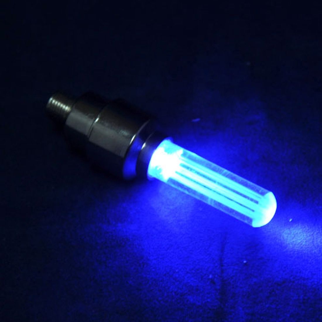 2 PCS Wheel Tyre Lamp With Battery For Car / Motorbike / Bike(Blue Light)