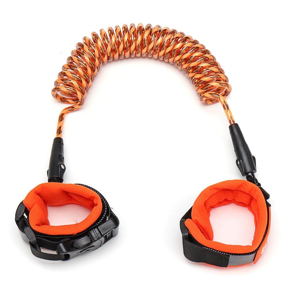 2.5M Toddler Baby Safety Harness Leash Kid Anti Lost Wrist Traction Rope Strap Orange
