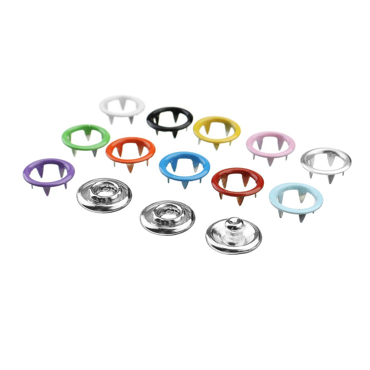 Solid Five Claw Buckle And Pliers Suit Combination Children's Button Steel 250pcs
