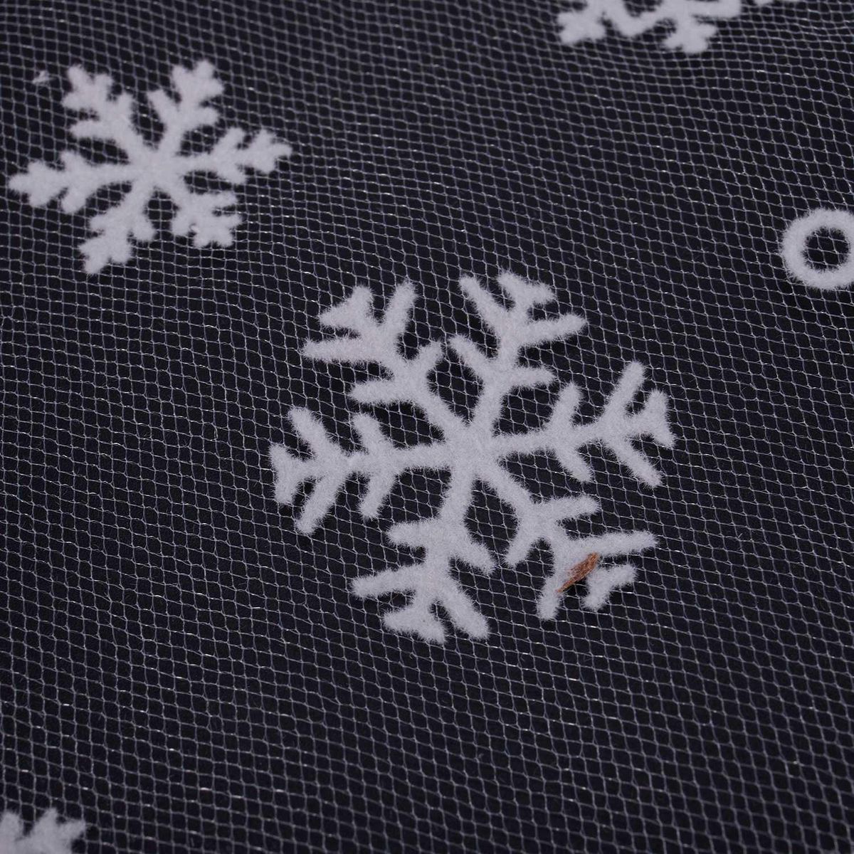 snowflake Ribbon for Burlap Lace Table Runner Chair Sash Vintage Wedding Decorations Bridal Shower Decor Craft White