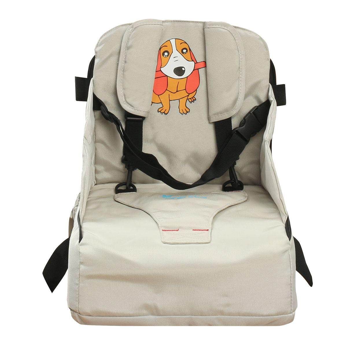 Children Portable Booster Seats Baby Feeding High Chair Stool Infant Feeding Grey