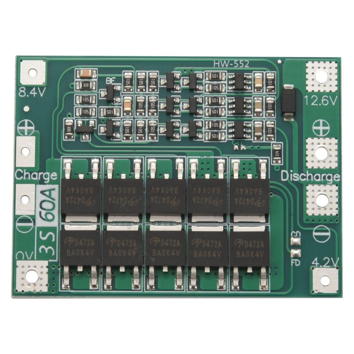 3S 60A Bms Board 11.1V 12.6V 18650 - Battery Protection Boar