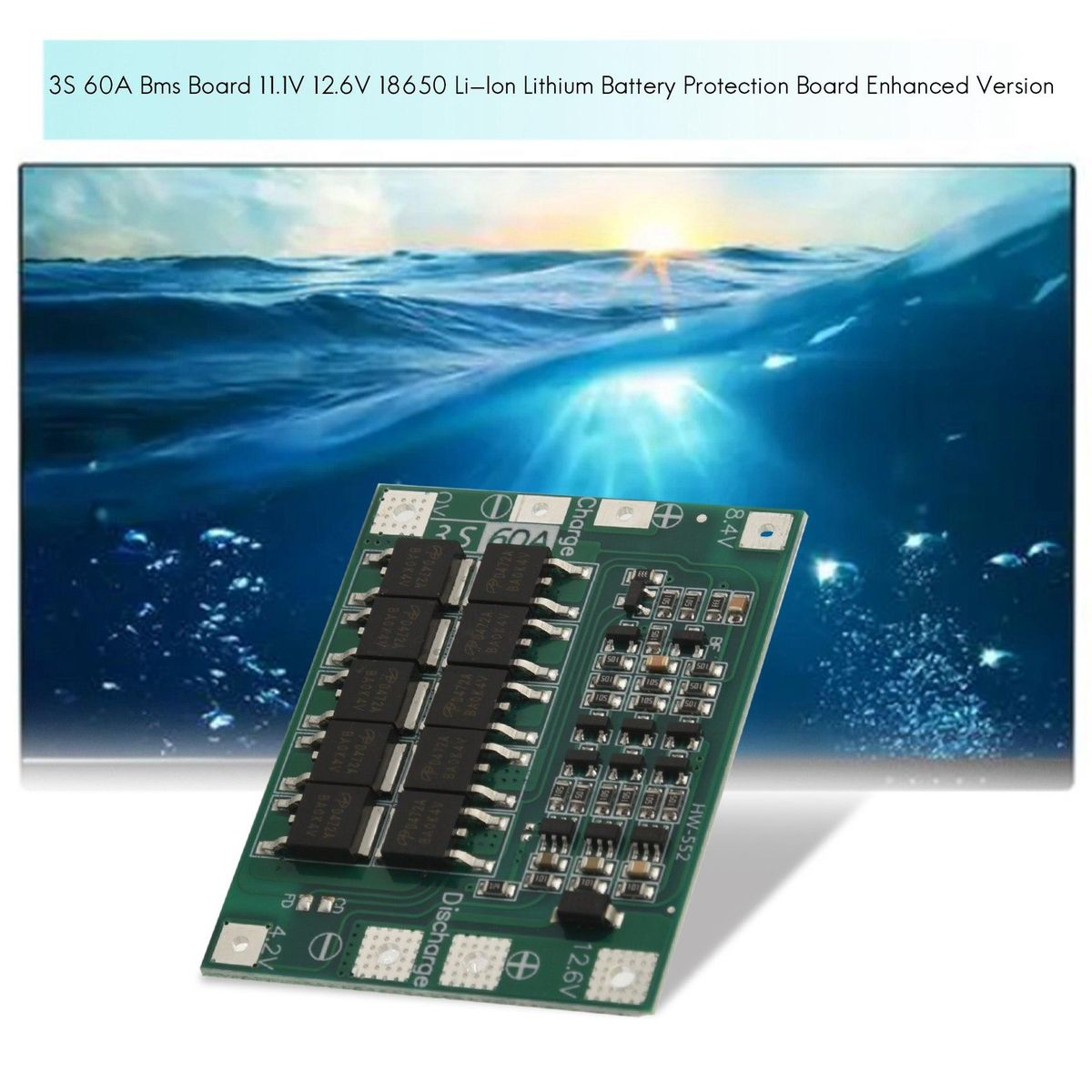 3S 60A Bms Board 11.1V 12.6V 18650 - Battery Protection Boar