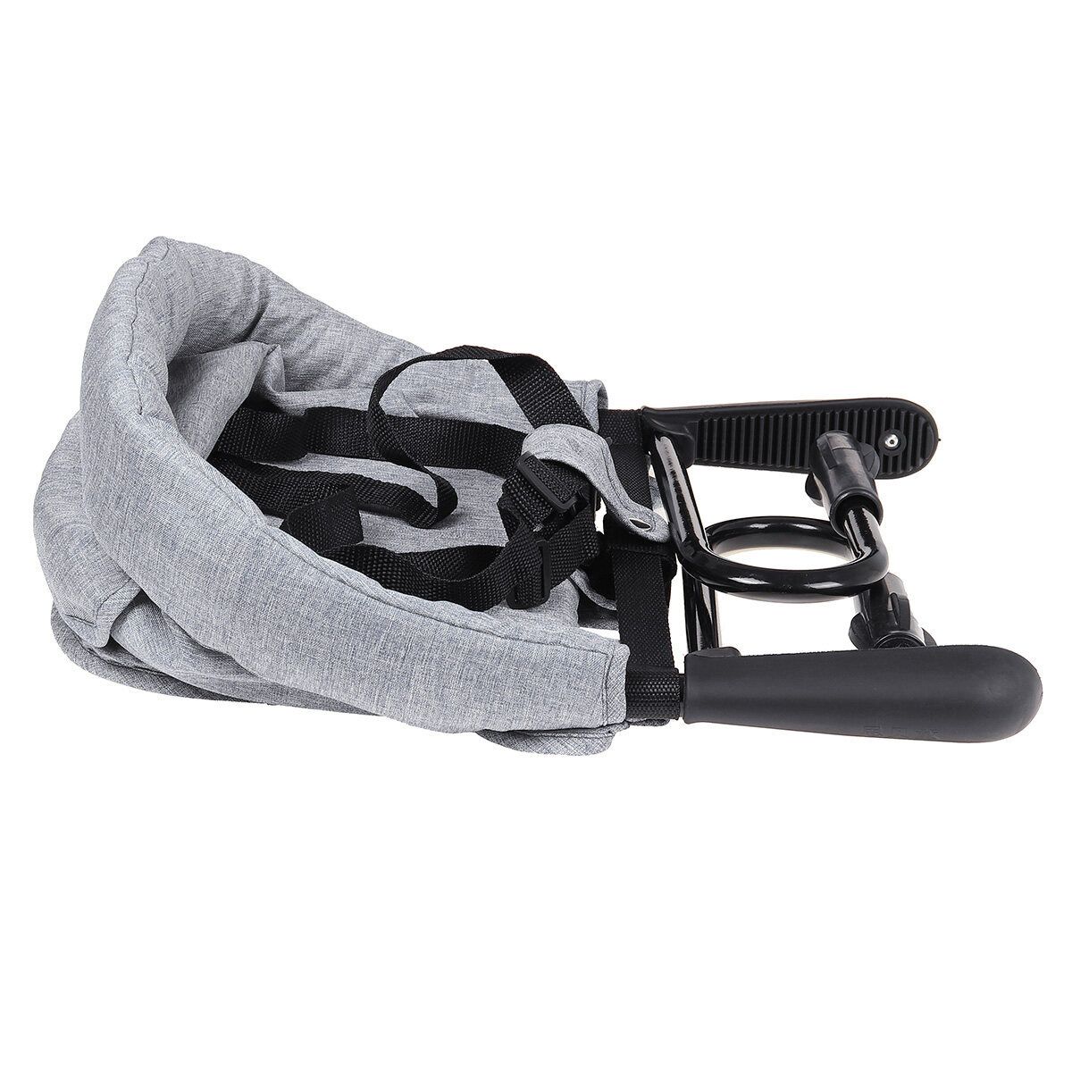 Safe Infant Baby High Chair Kid Padded Foldable Lightweight Portable Grey