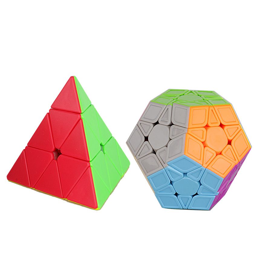 2in1 Speed Cube BUNDLE (Pyraminx & Megaminx) - Multi