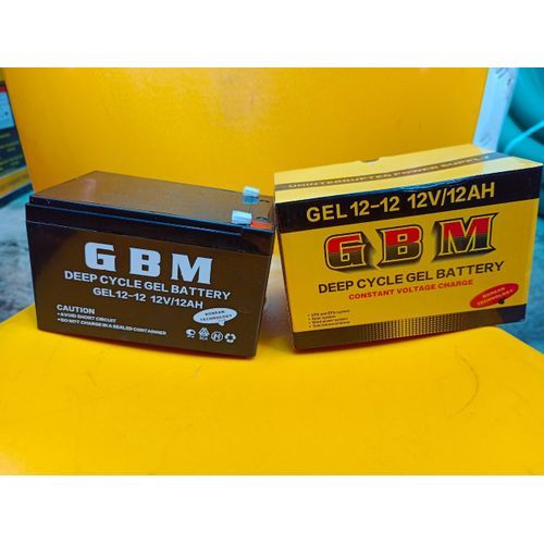 Reliable G B M 12v 12ah Strong Quality Battery