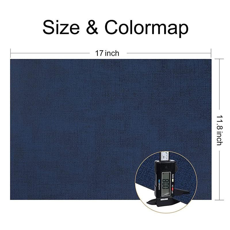 Faux Leather Heat Resistant Placemats for Dining Table Set B