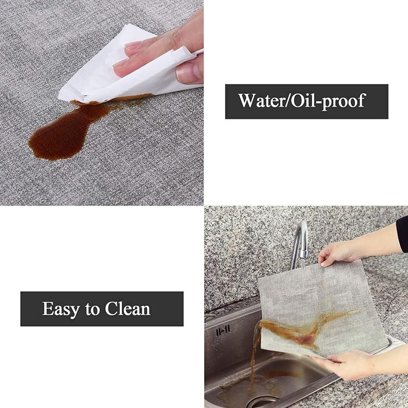 Faux Leather Heat Resistant Placemats for Dining Table Set B